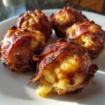 Healthy Delicious Bacon-Wrapped Mac & Cheese Bites