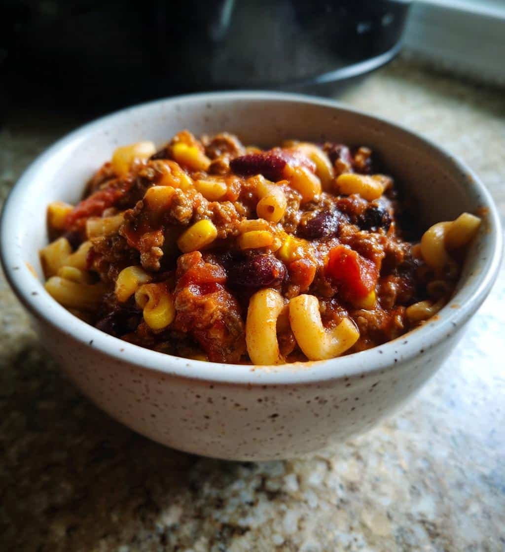 Hearty 5-Ingredient Healthy Delicious Crockpot Turkey Chili Mac 4 Healthy Delicious Crockpot Turkey Chili Mac - detail 1
