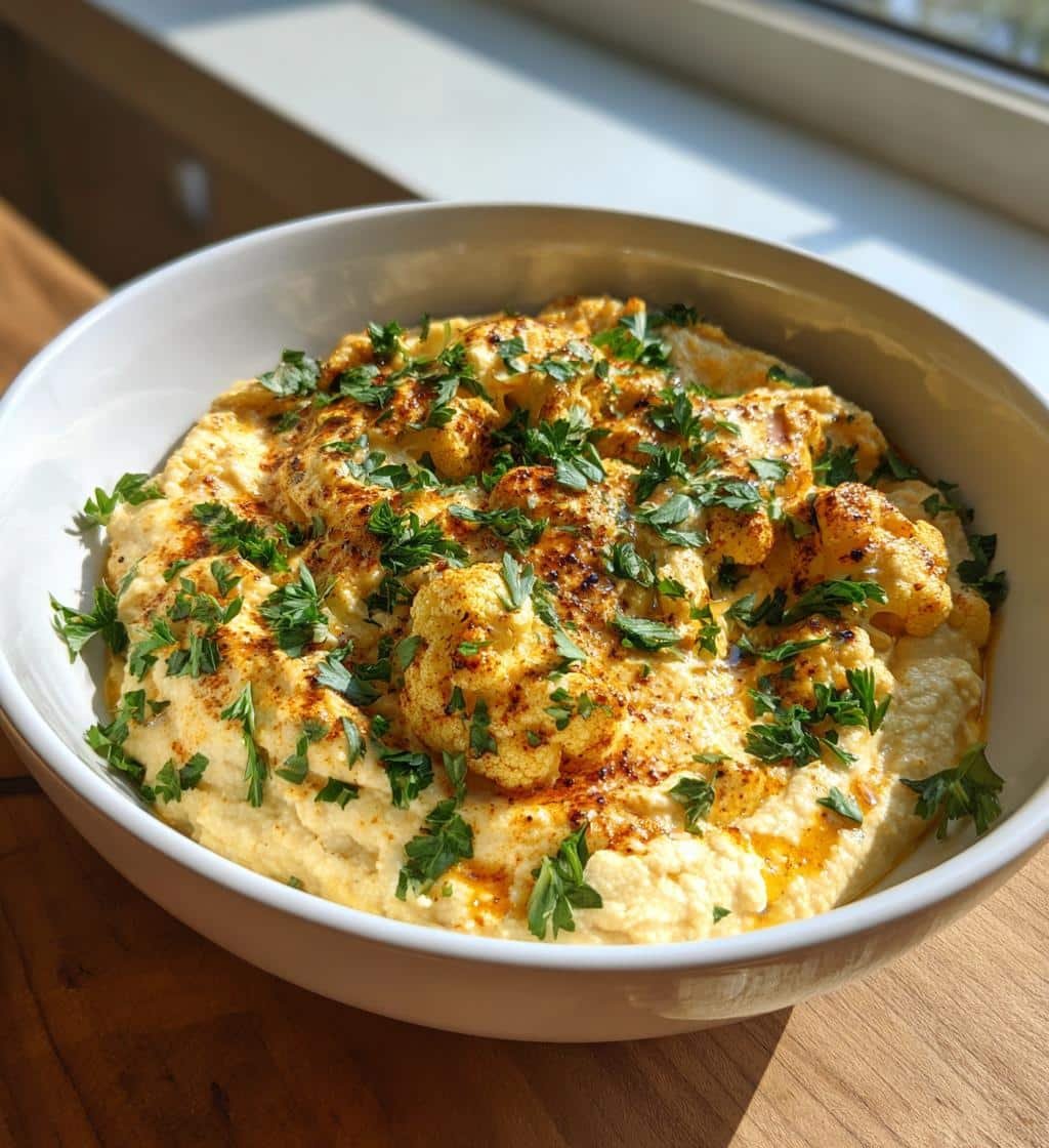 Healthy Delicious Spiced Roasted Cauliflower Dip 4 Healthy Delicious Spiced Roasted Cauliflower Dip - detail 1