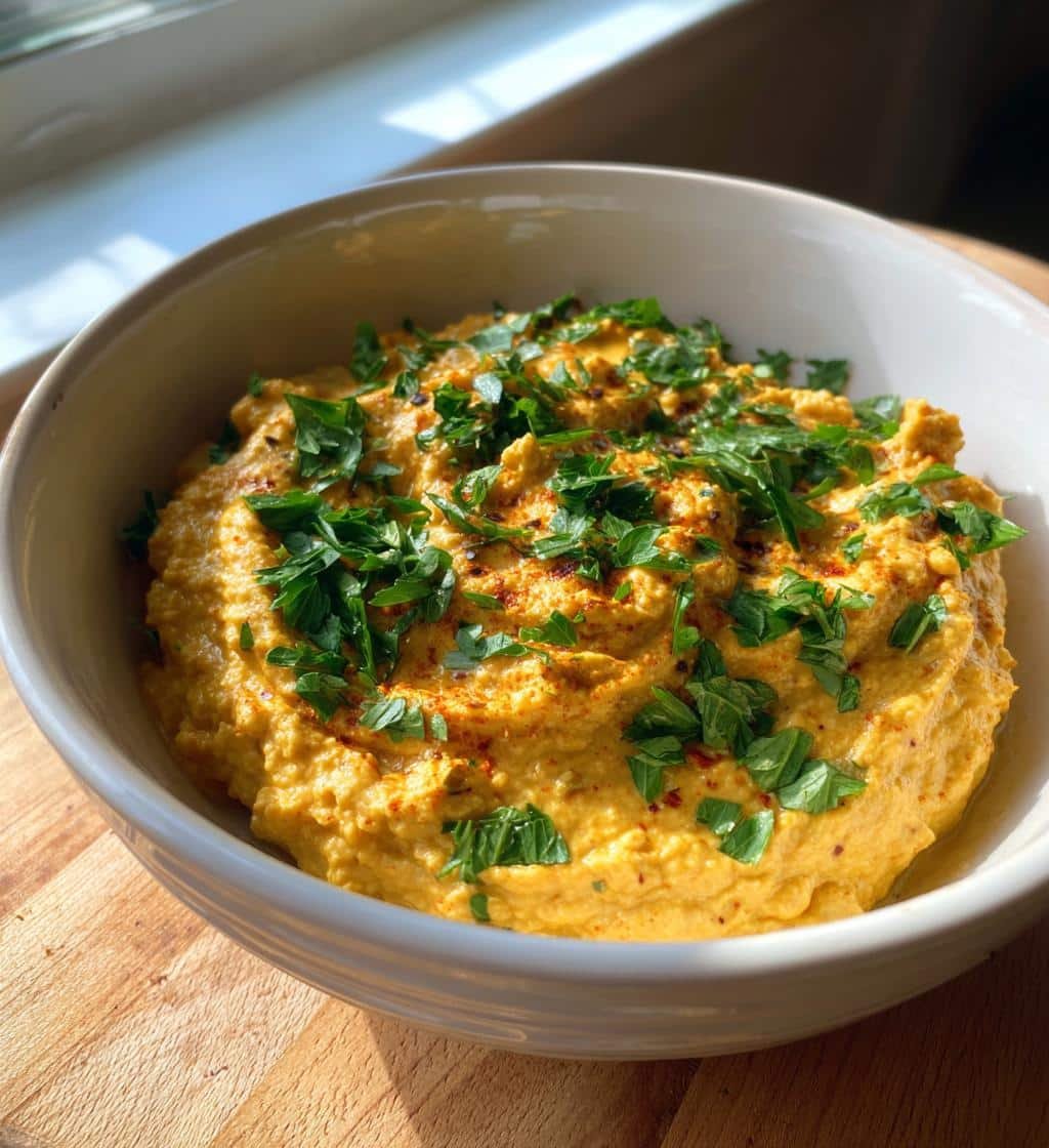 Healthy Delicious Spiced Roasted Cauliflower Dip