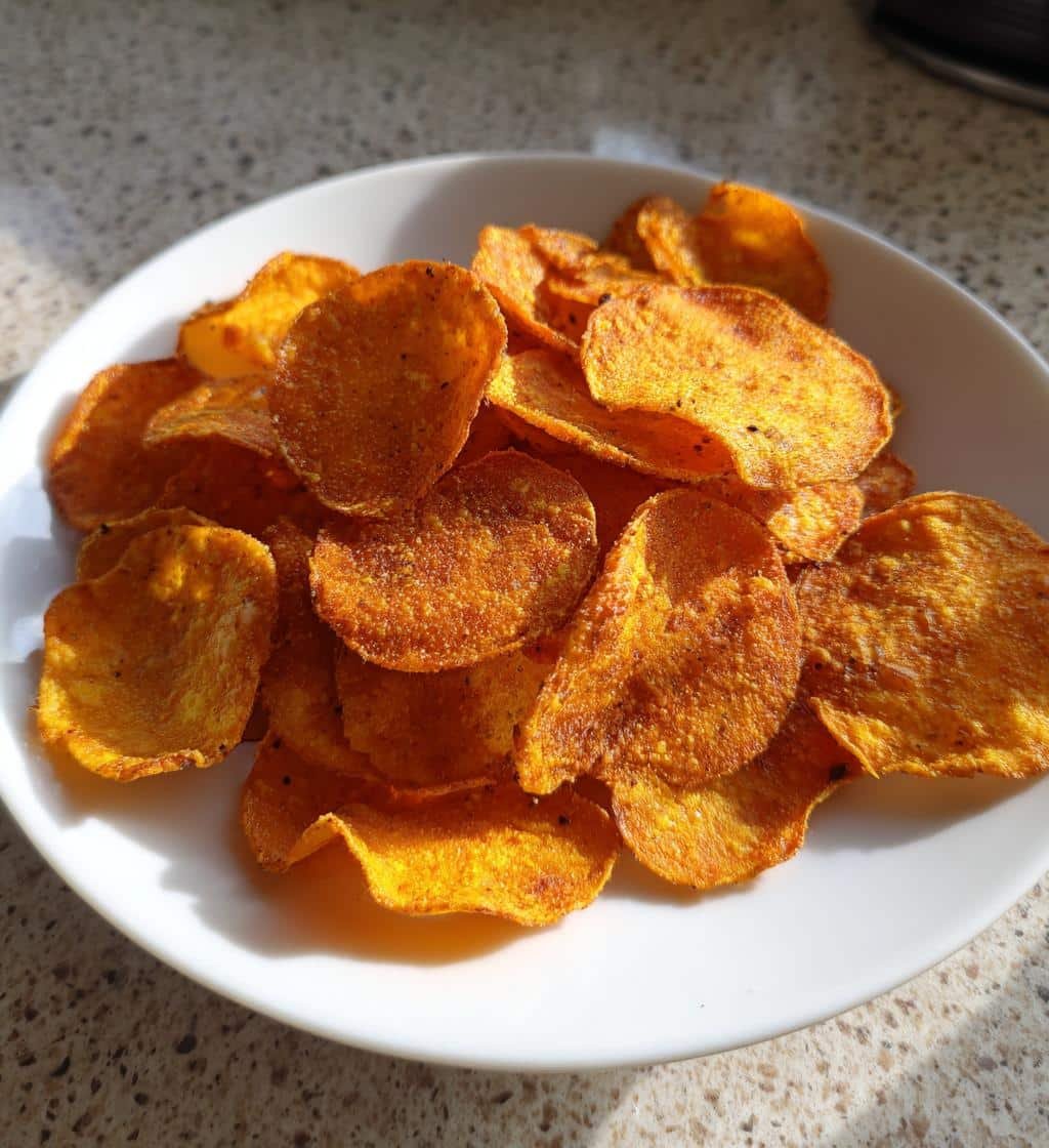 Healthy EASY Homemade Lentil Chips - detail 1