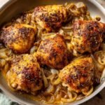 Healthy Easy Caramelized Onion Chicken Thighs (Skillet)