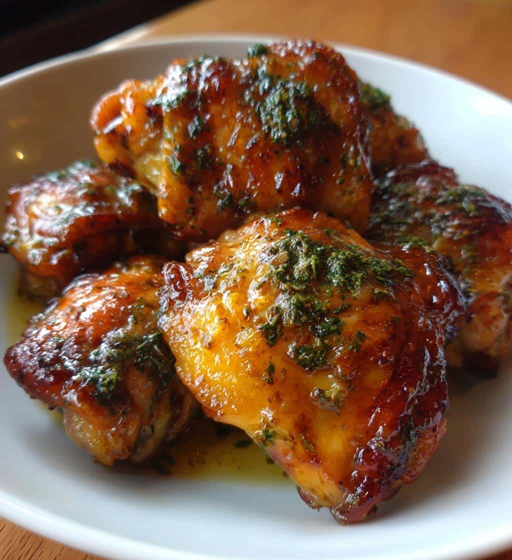 Healthy Easy Crockpot Maple Dijon Turkey Thighs