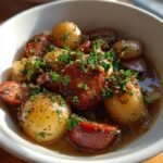 Healthy Easy Crockpot Potatoes and Sausage