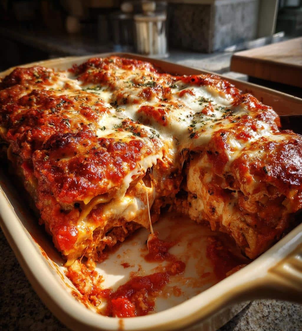 Healthy Easy Eggplant Parmesan Lasagna Hybrid - detail 1