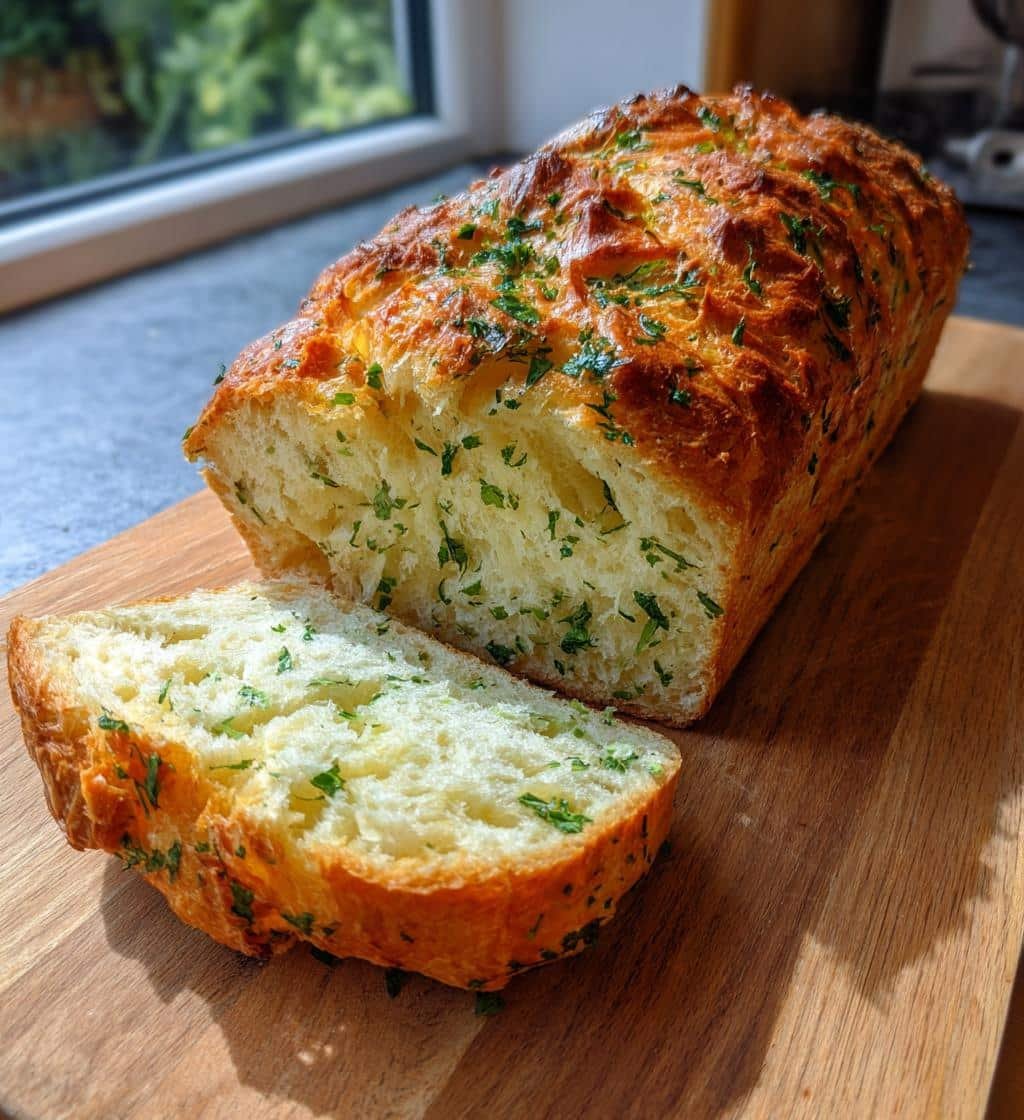 Healthy Easy Fresh Herb Bread - detail 1