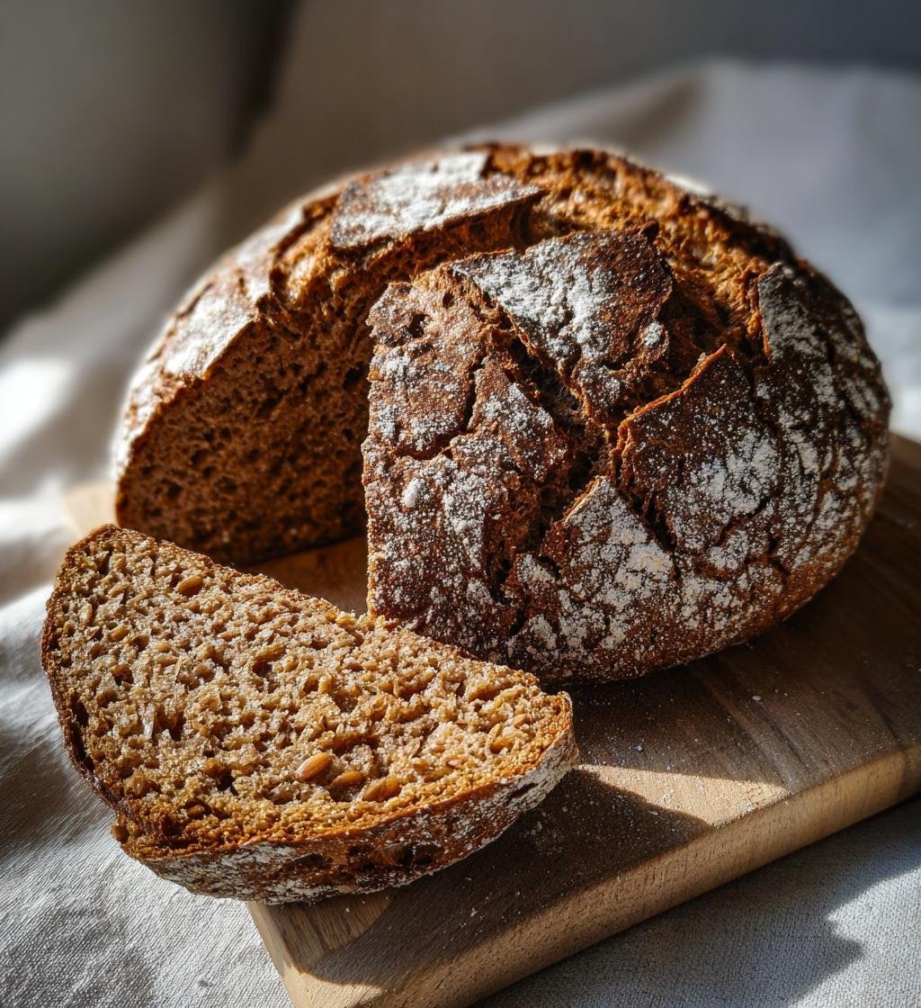 5-Ingredient Healthy Easy Wholegrain Rye Bread Recipe You'll Crave 4 Healthy Easy Wholegrain Rye Bread - detail 1