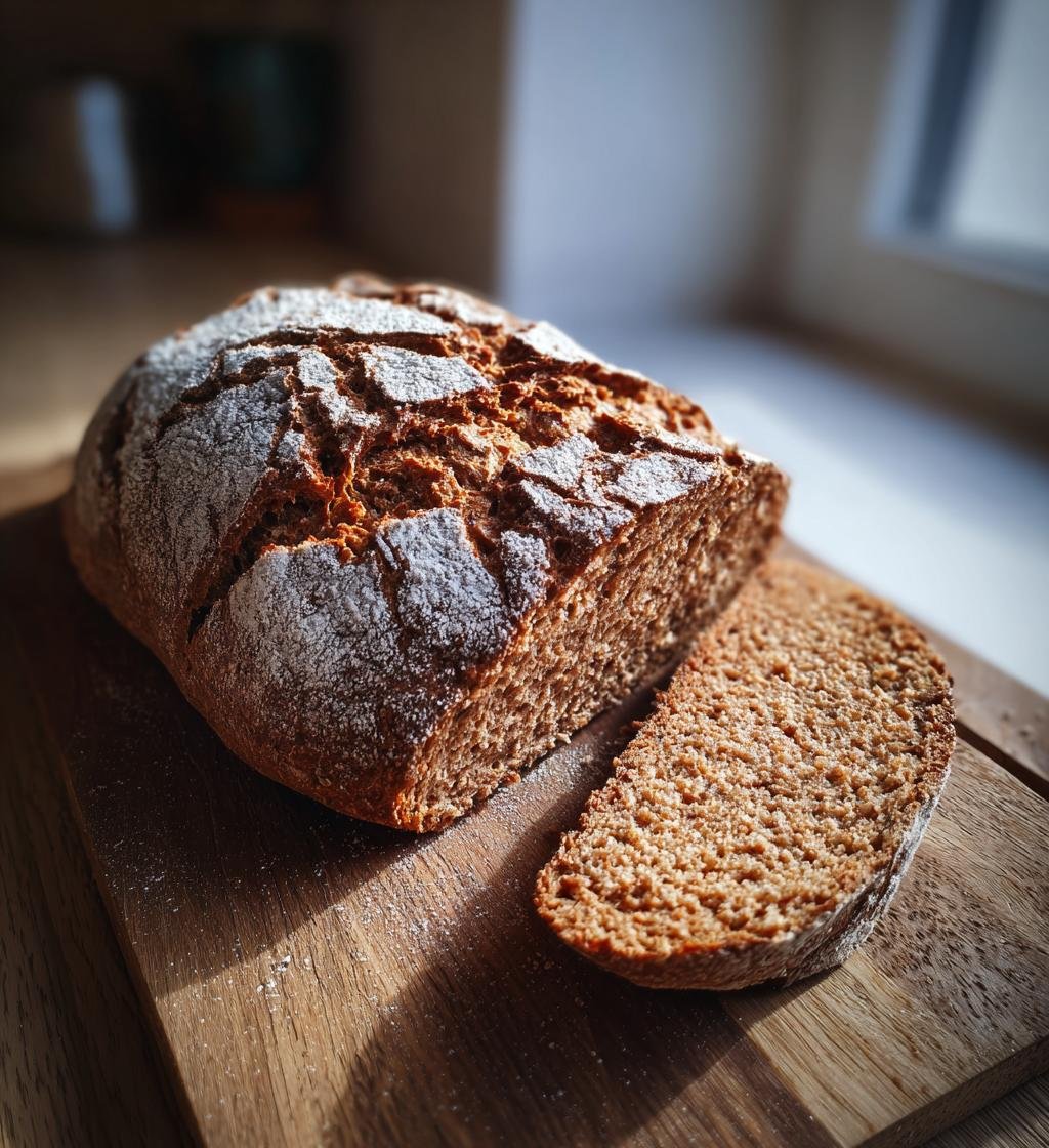 Healthy Easy Wholegrain Rye Bread