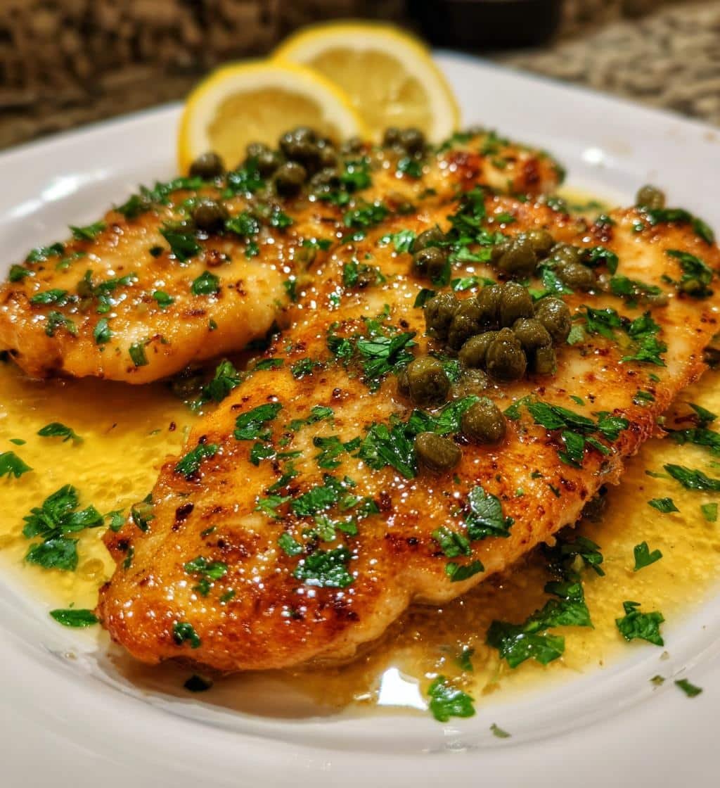 Healthy Flaky Tilapia in Tangy Lemon Caper Sauce - detail 1