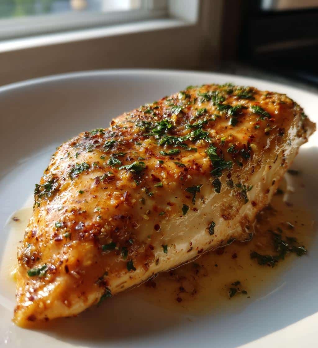 Healthy Garlic Butter Baked Chicken Breast - detail 1
