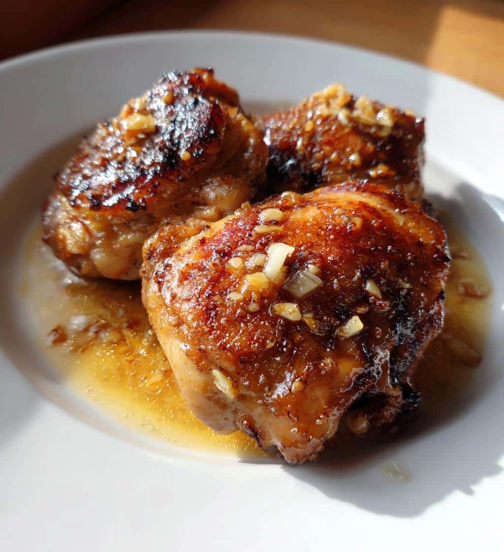 Healthy Garlic Crock Pot Chicken Thight - detail 1