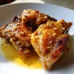 Healthy Garlic Crock Pot Chicken Thight