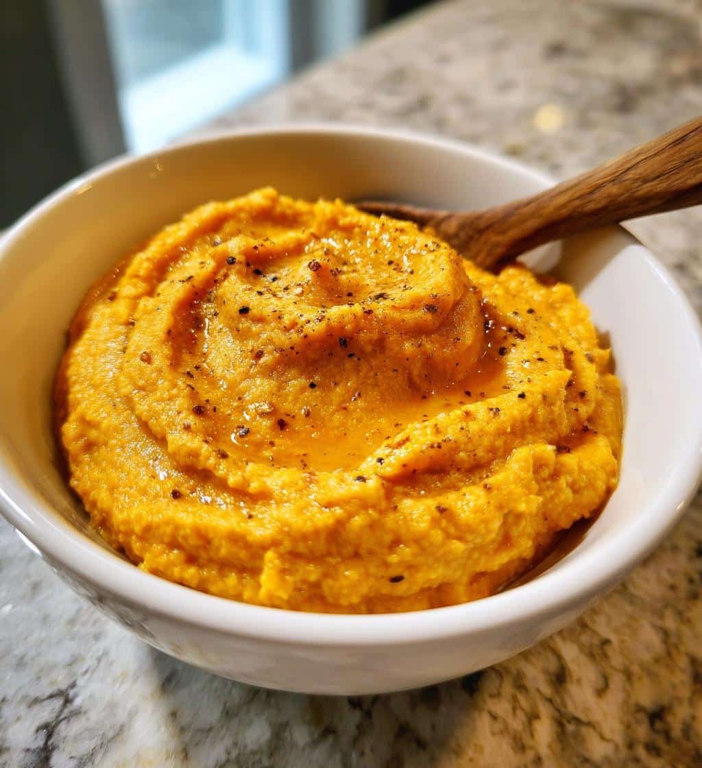 Healthy Healthy Mashed Sweet Potatoes