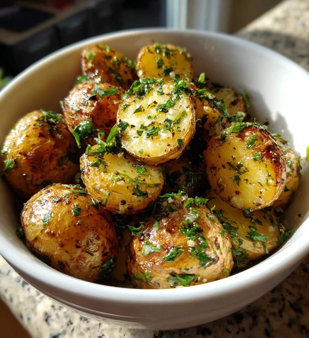 Healthy Homemade 5-Ingredient Garlic Parsley Potatoes 4 Healthy Homemade 5-Ingredient Garlic Parsley Potatoes - detail 1