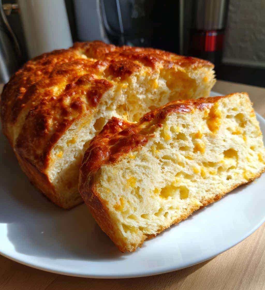 Healthy Homemade Cheese Bread - detail 1