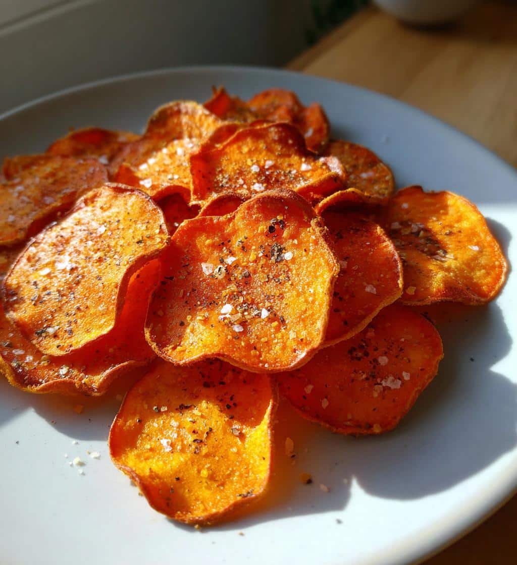 Healthy Homemade Crispy Sweet Potato Chips - detail 1