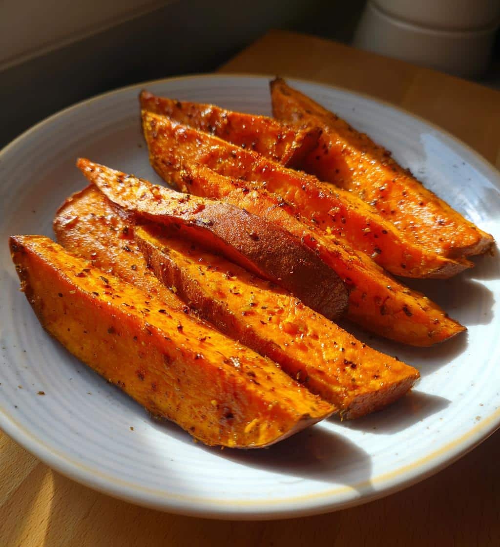 Healthy Homemade Crispy Sweet Potato Wedges - detail 1