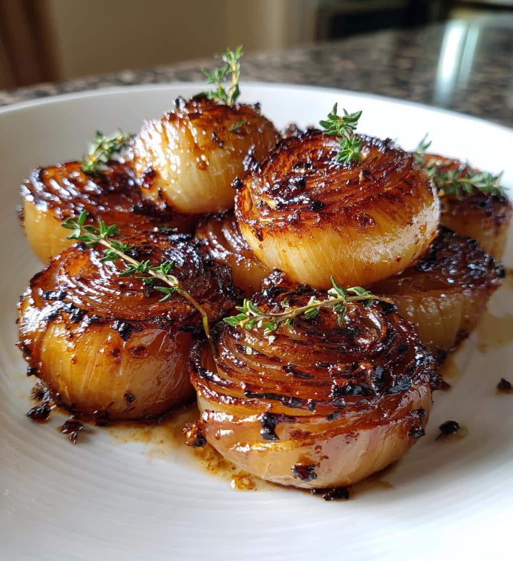 Healthy Honey Garlic Roasted Onions - detail 1