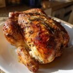 Healthy Juicy 6-Ingredient Crockpot Whole Chicken