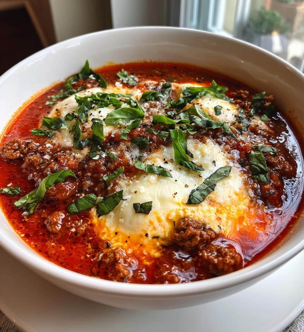 Healthy Keto Lasagna Soup - detail 1