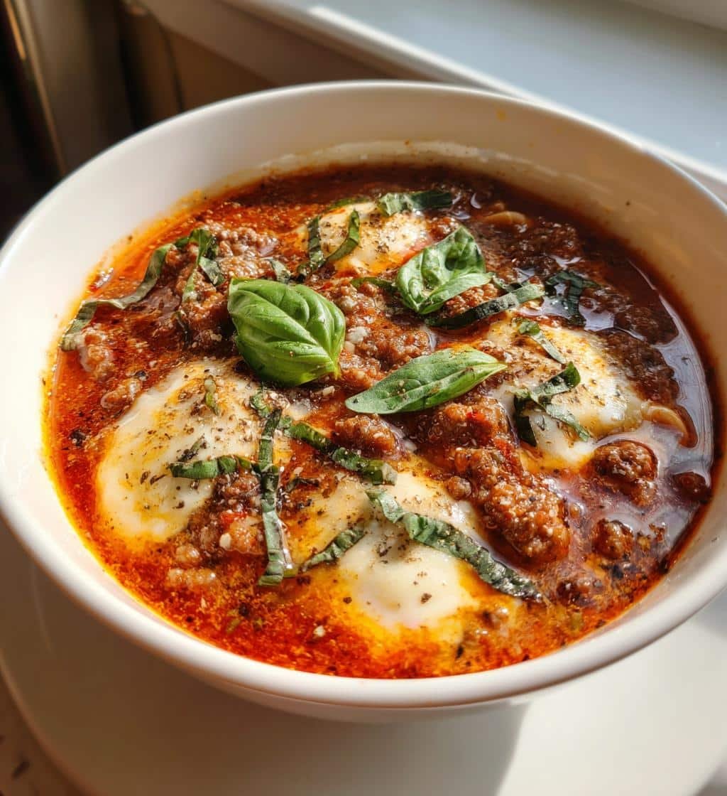 Healthy Keto Lasagna Soup