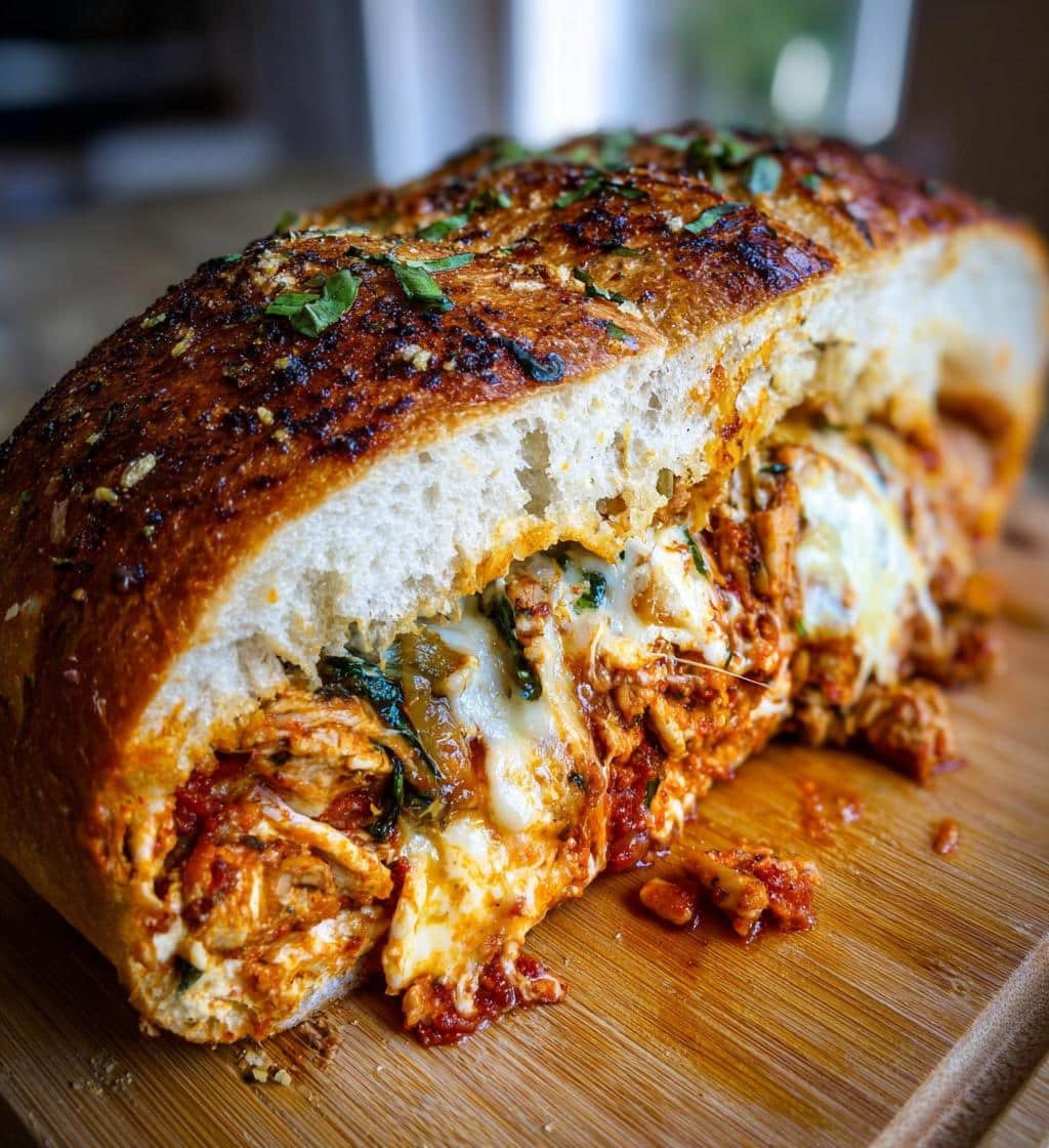 35-Minute Healthy Lasagna Stuffed Garlic Bread Recipe – Irresistible! 4 Healthy Lasagna Stuffed Garlic Bread - detail 1