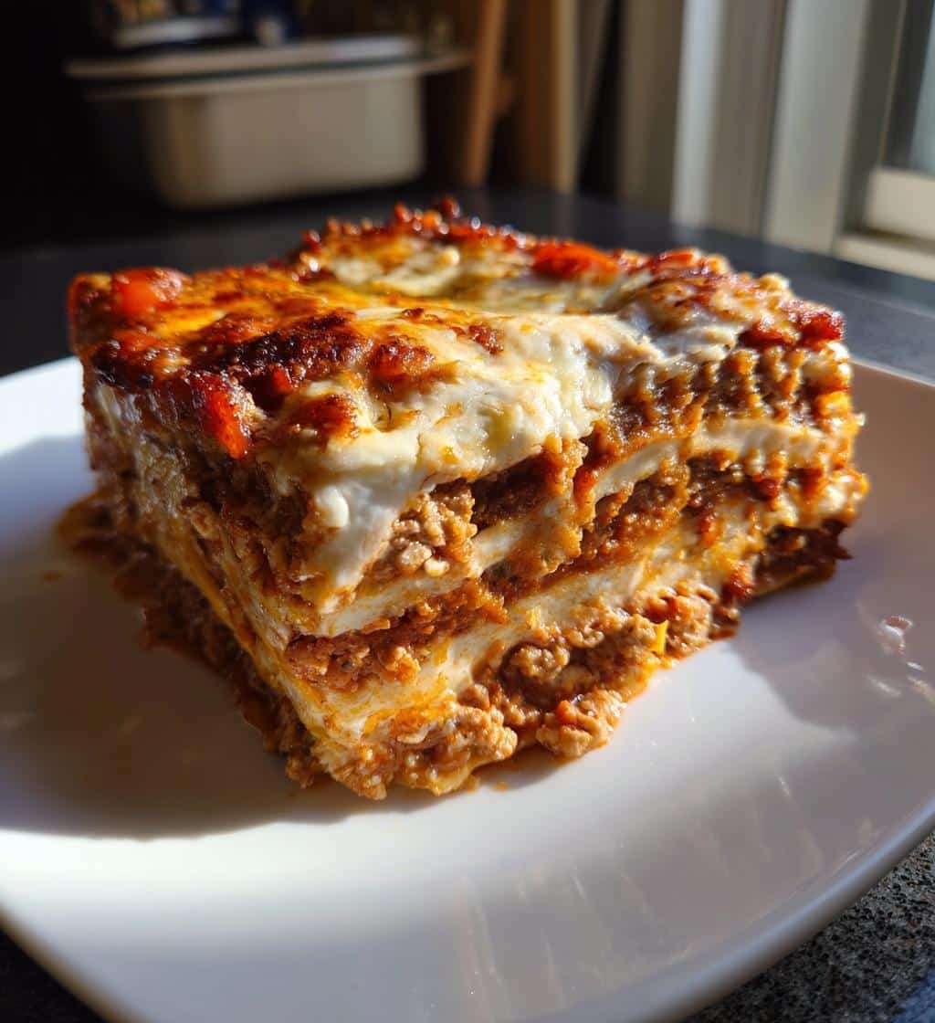 Healthy Lasagna with Crispy Prosciutto Topping - detail 1