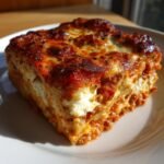 Healthy Lasagna with Crispy Prosciutto Topping