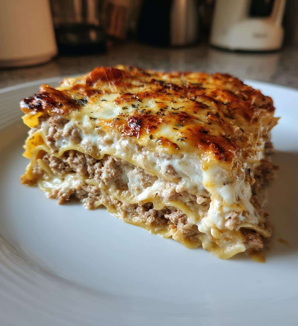 Healthy Lasagna with Roasted Garlic Bechamel - detail 1