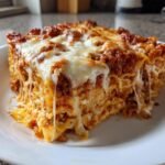 Healthy Lasagna with Sweet Italian Sausage