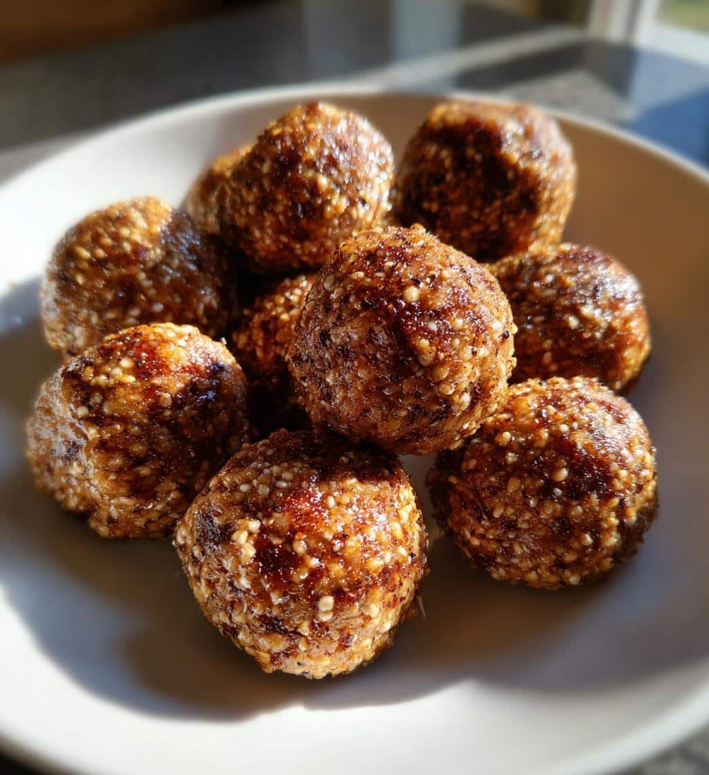 Healthy Maple Cinnamon Protein Balls