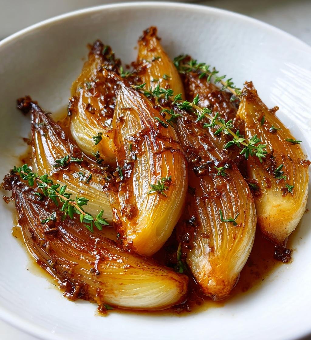 Healthy Maple Glazed Roasted Onions