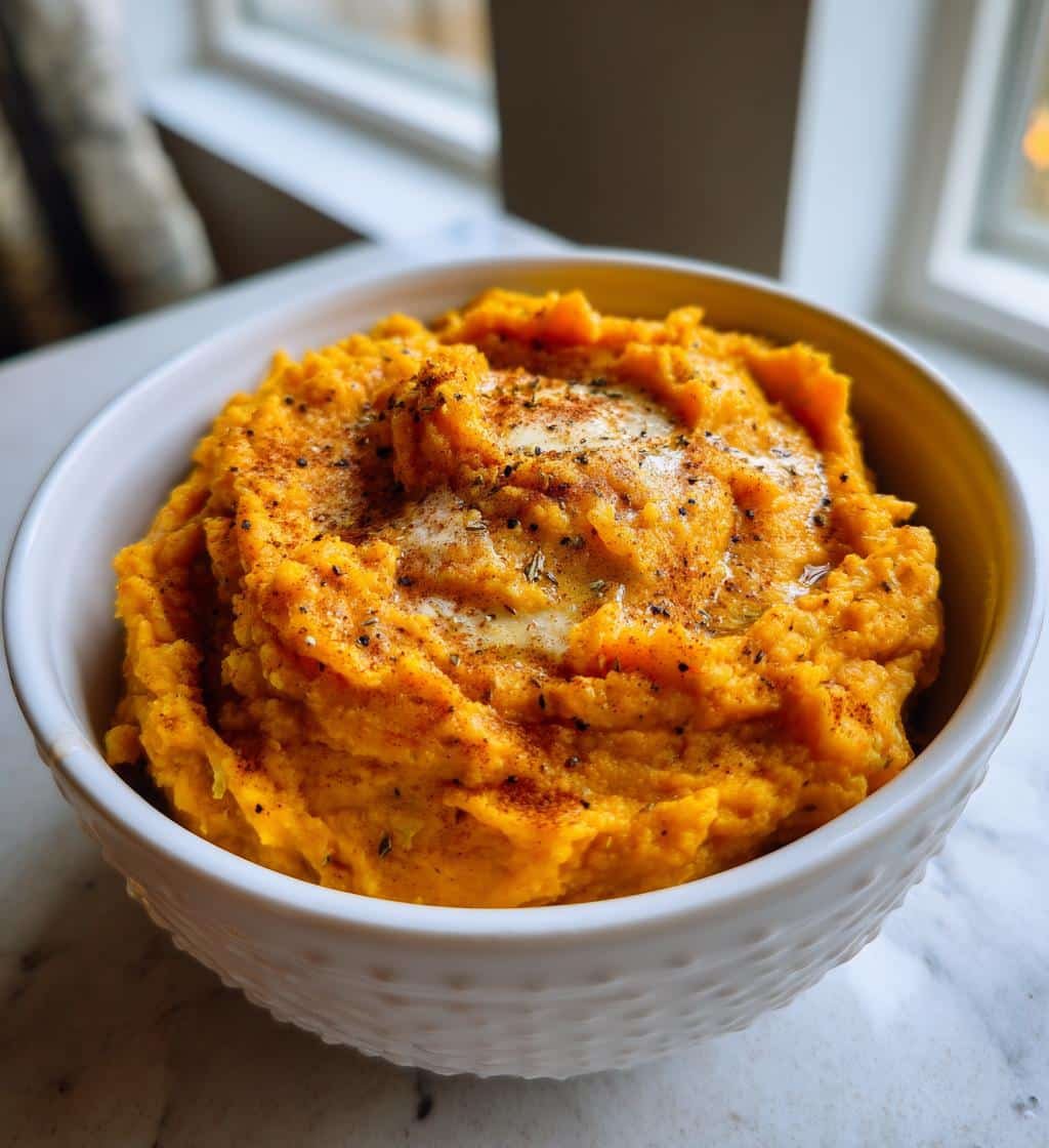 Healthy Mashed Sweet Potatoes