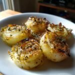 Healthy Parmesan and Herb Roasted Onions