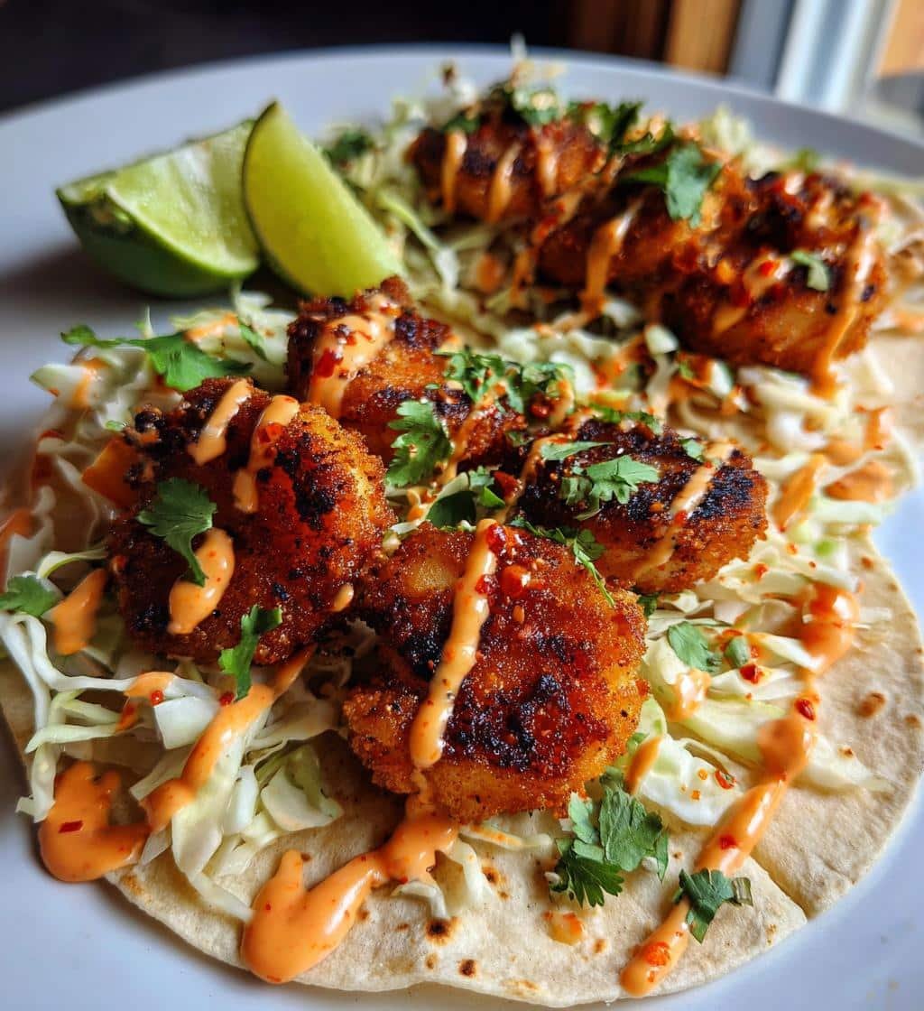 Healthy Quick Bang Bang Shrimp Tacos - detail 1
