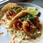 Healthy Quick Bang Bang Shrimp Tacos