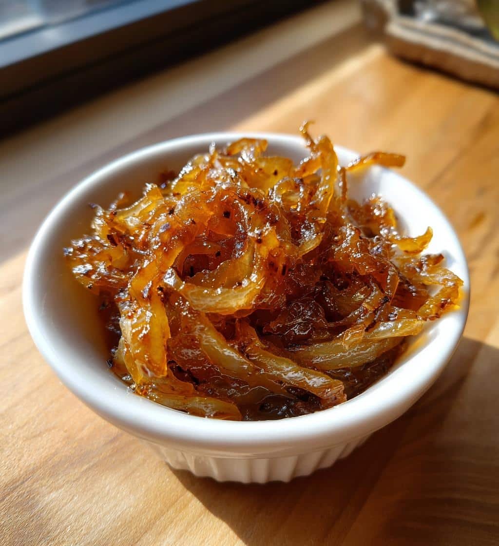 25-Minute Healthy Quick Caramelized Onion Relish - Incredible Flavor! 4 Healthy Quick Caramelized Onion Relish - detail 1