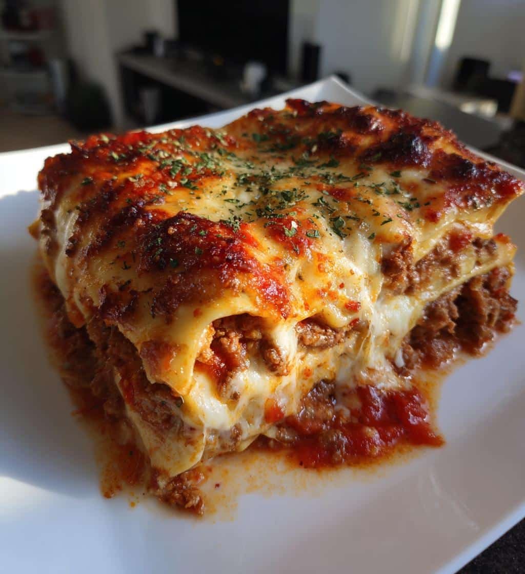 Healthy Quick Smoked Mozzarella Lasagna - detail 1