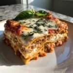 Healthy Quick Smoked Mozzarella Lasagna