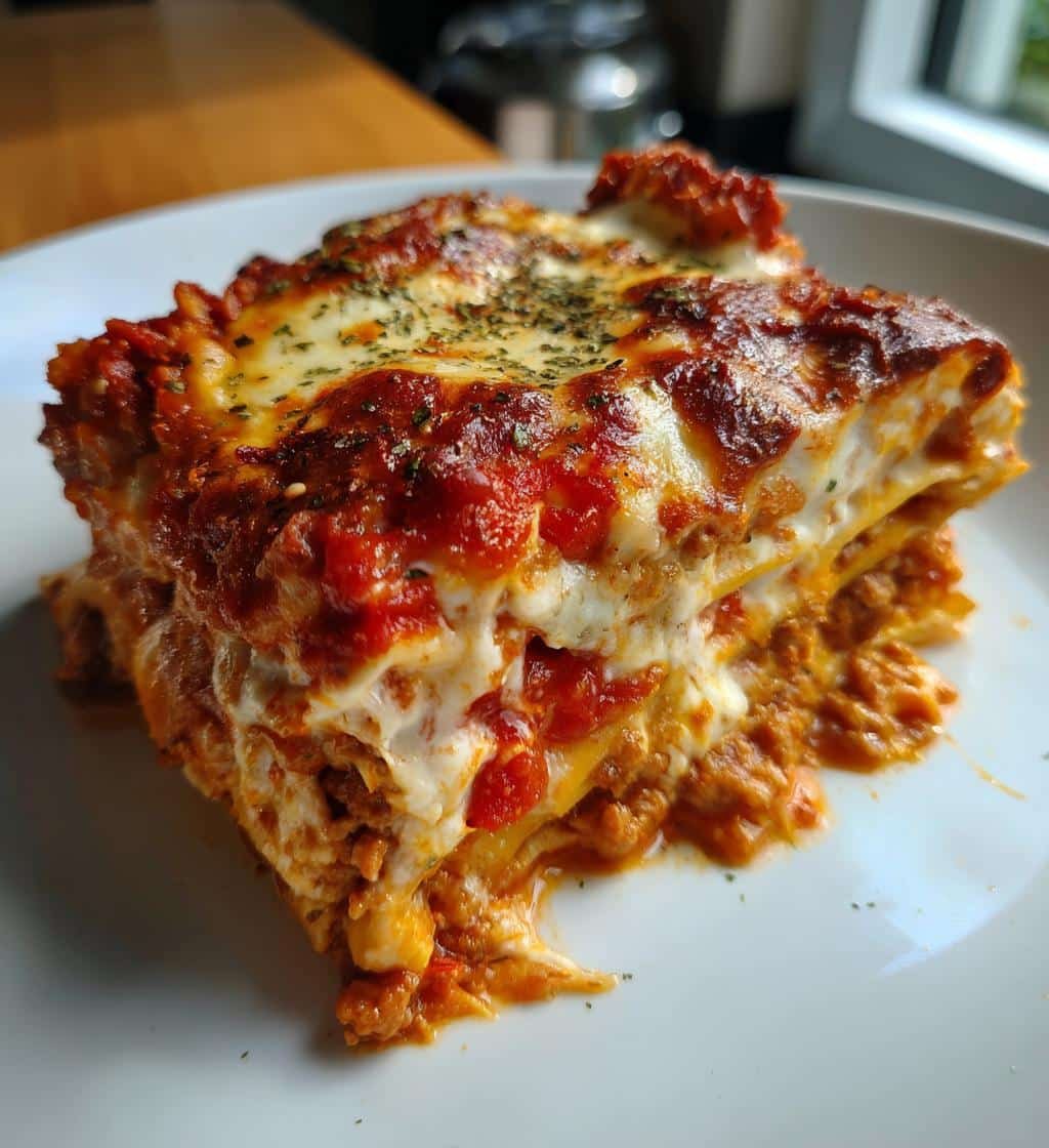 Healthy Quick Smoked Mozzarella Lasagna