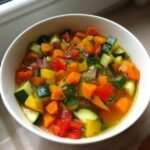 Healthy Rainbow Vegetable Soup