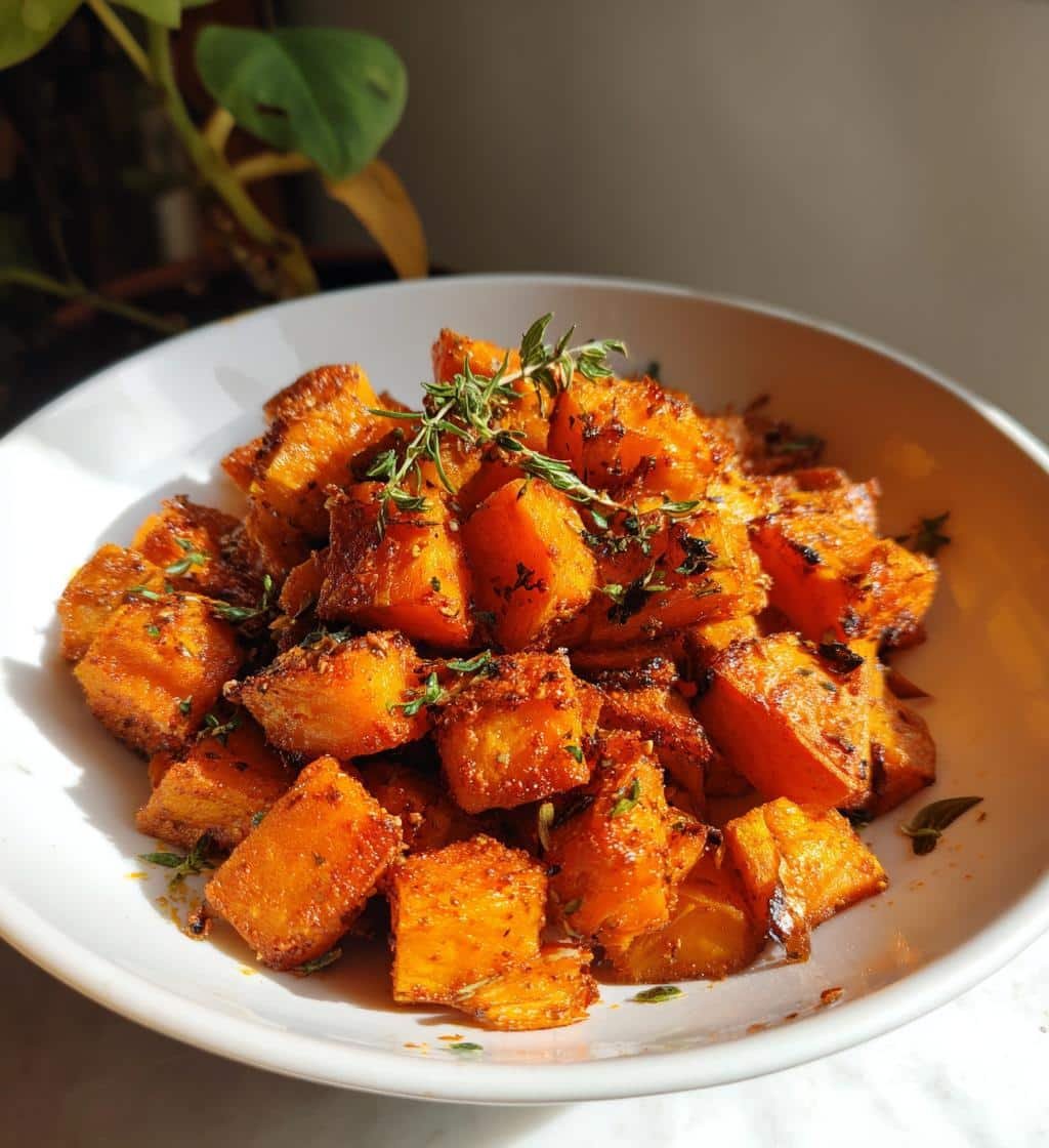 Healthy Roasted Sweet Potatoes with Berbere Spice - detail 1