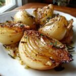 Healthy Rosemary and Garlic Roasted Onions