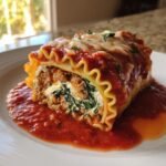 Healthy Sausage Lasagna Roll-Ups