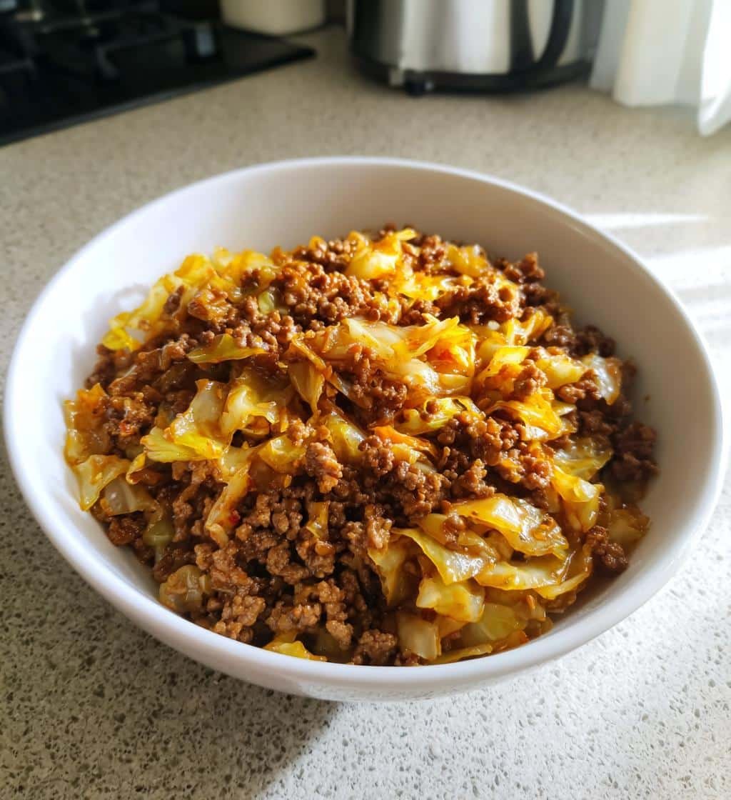 Savory Low-Carb Beef and Cabbage Stir Fry in 25 Minutes 4 Healthy Savory Low-Carb Cabbage and Beef Stir Fry - detail 1