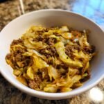 Healthy Savory Low-Carb Cabbage and Beef Stir Fry
