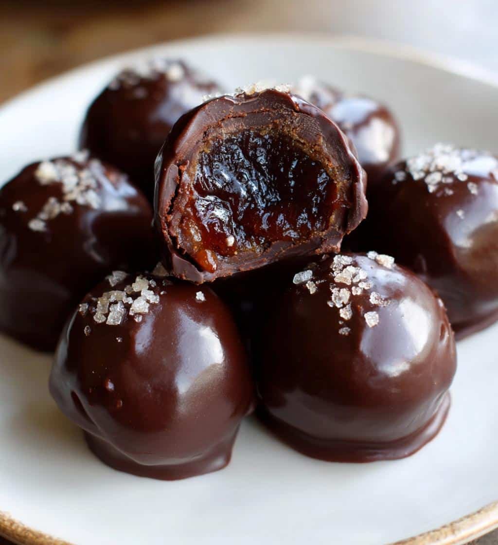 Healthy Sea Salt Date Chocolate Bombs - detail 1