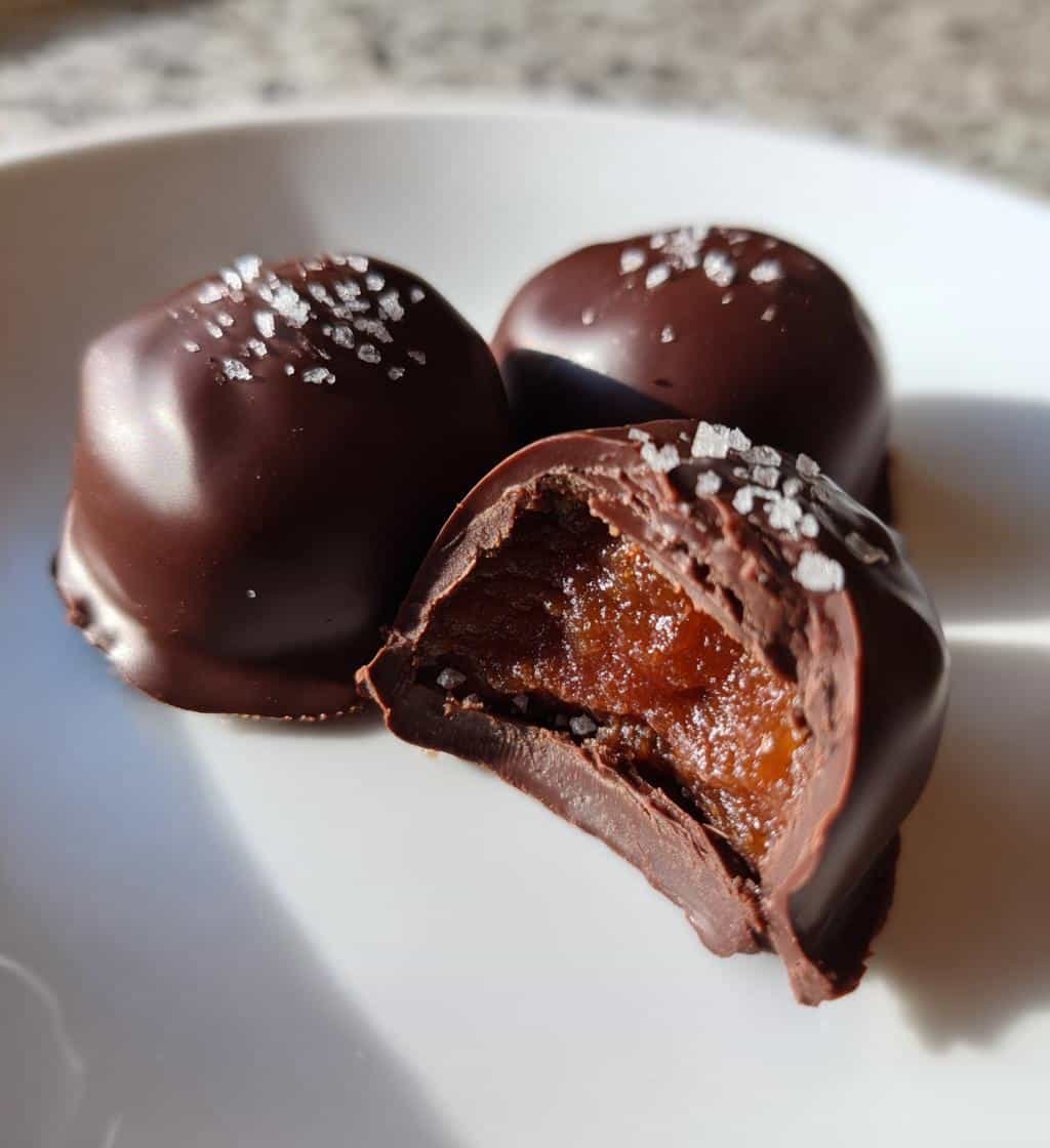Healthy Sea Salt Date Chocolate Bombs