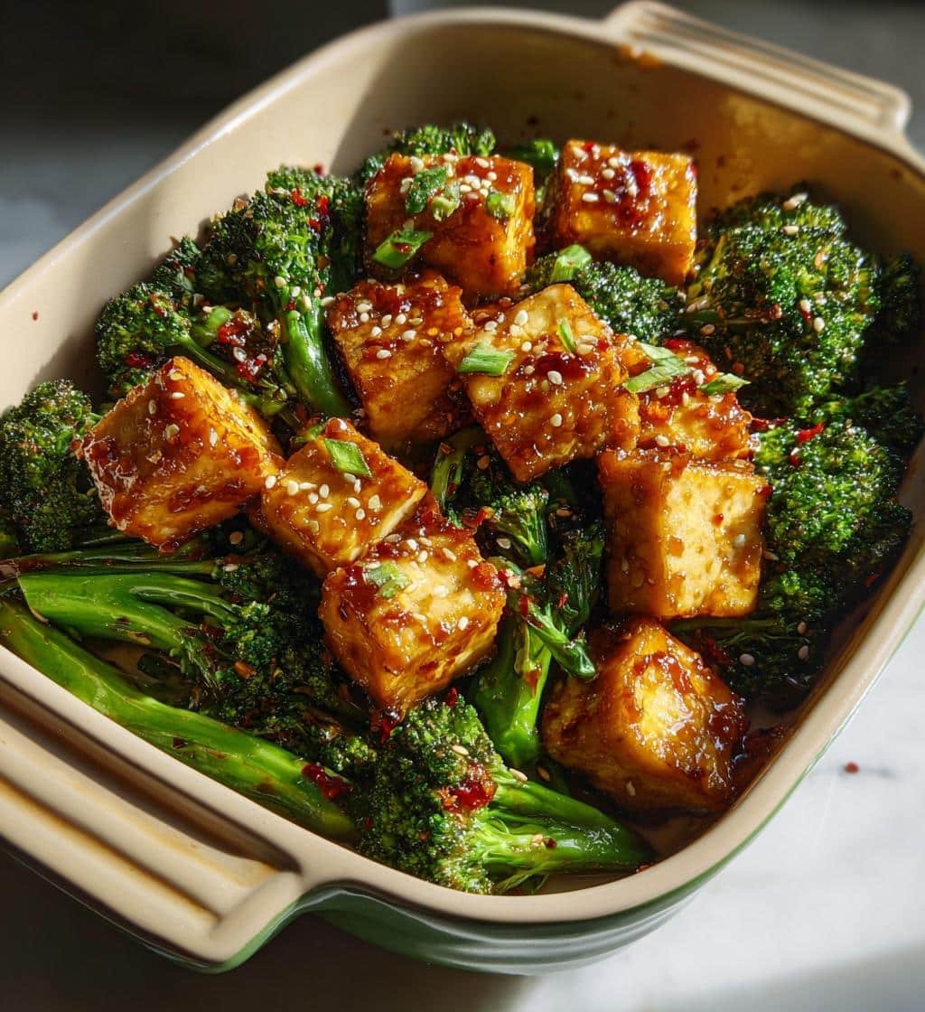 Healthy Sesame Tofu Broccoli Casserole - detail 1