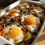 Healthy Sheet Pan Bibimbap Casserole